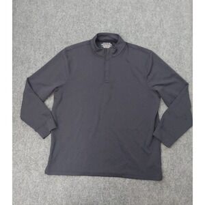 Jack Archer Sandwash 1/4 Zip Pullover Mens 2XL Blue Mock Long Sleeve Performance